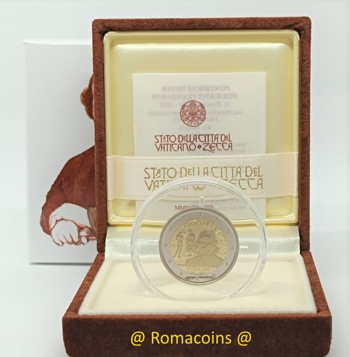 2 Euro Gedenkmünze Vatikan 2023 Perugino PP