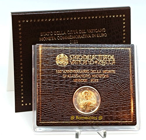 2 Euro Commemorative Coin Vatican 2023 Manzoni Bu