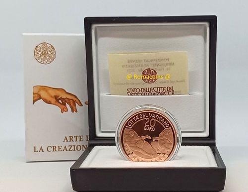 20 Euro Coin Vatican 2023 Art and Faith in Copper Proof