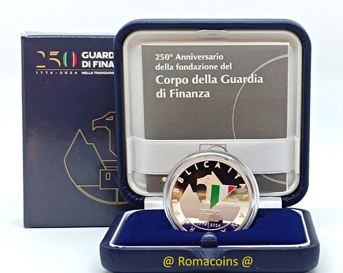 5 Euro Italy 2024 250 Years of the Guardia di Finanza Proof
